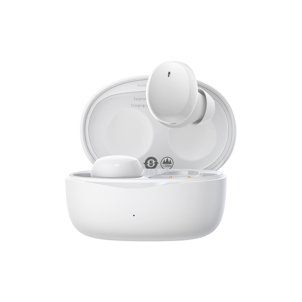 Zdjęcie produktu: Słuchawki bezprzewodowe TWS Baseus Bowie E2, ładowanie indukcyjne, Bluetooth 5.2 - białe (NGTW090002)