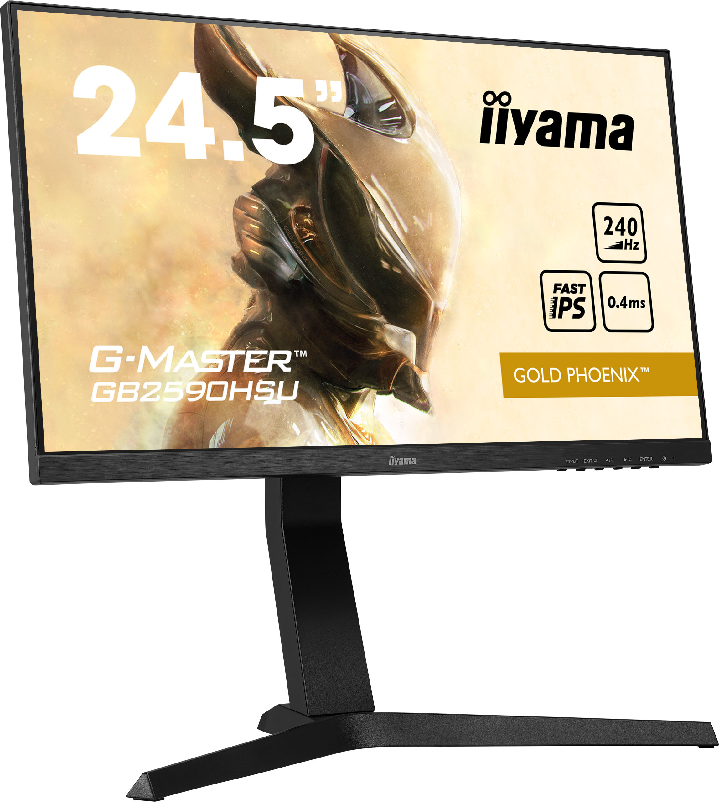 iiyama G-Master GB2590HSU-B1 Gold Phoenix 25" FHD IPS 240Hz 0,4ms FreeSync Premium - z gwarancją iiyama 3 lata