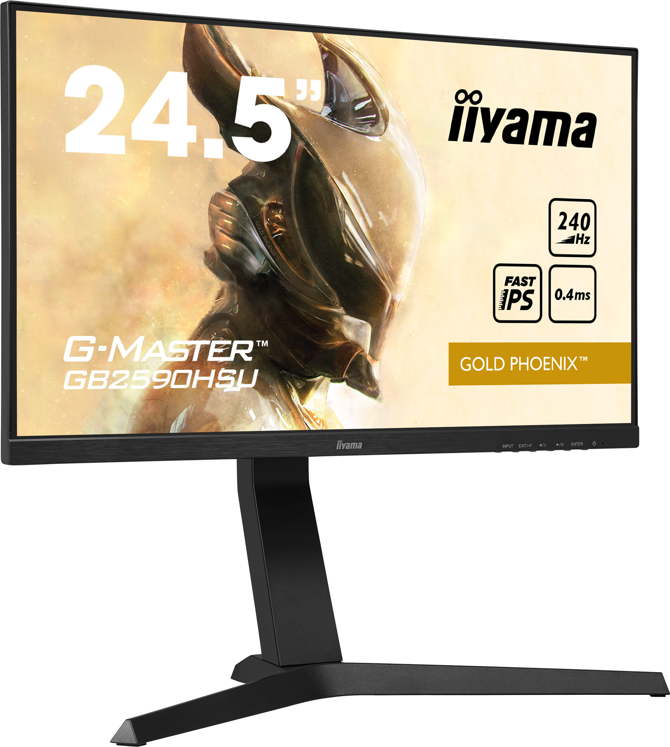 iiyama G-Master GB2590HSU-B1 Gold Phoenix 25" FHD IPS 240Hz 0,4ms FreeSync Premium - z gwarancją iiyama 3 lata