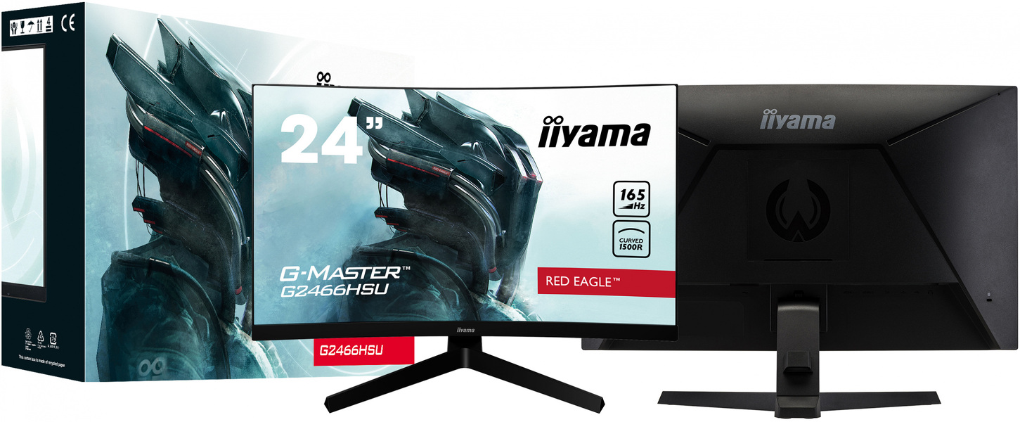 Zdjęcie produktu: iiyama G-Master G2466HSU-B1 Black Hawk 24" FHD VA 165Hz 1ms FreeSync - z gwarancją iiyama 3 lata - zero martwych pikseli 30 dni