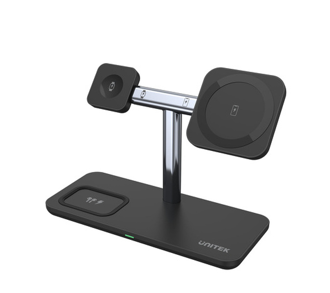 Zdjęcie produktu: Ładowarka magnetyczna Unitek 3w1 iPhone 15W (P1212A)