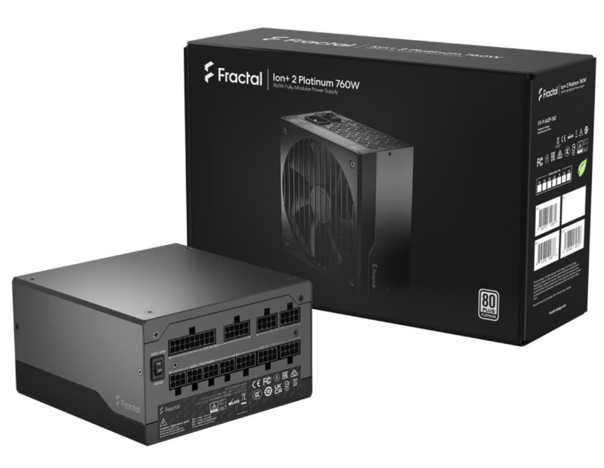 Zasilacz Fractal Design ION+ 2 Platinum 760W Zasilacz Fractal Design ION+ 2 Platinum 760W