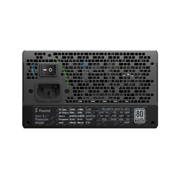 Zdjęcie produktu: Zasilacz Fractal Design ION+ 2 Platinum 860W