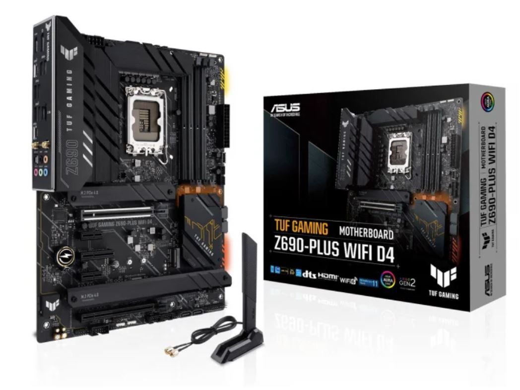 Płyta główna ASUS TUF GAMING Z690-PLUS WIFI D4 DDR4 LGA1700 Płyta główna ASUS TUF GAMING Z690-PLUS WIFI D4 DDR4 LGA1700
