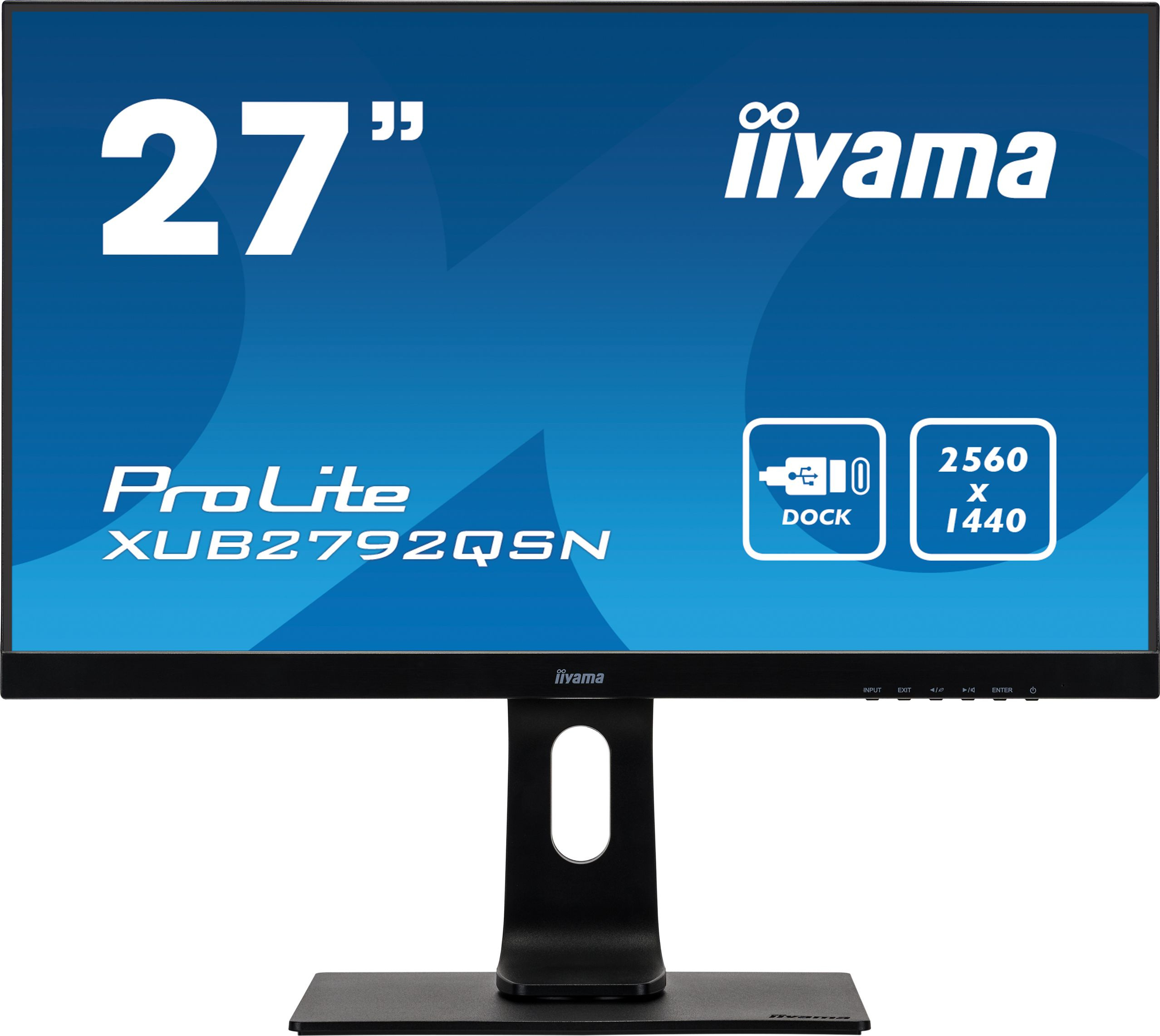 iiyama ProLite XUB2792QSN-B1 27" WQHD IPS 75Hz 4ms USB-C PIVOT - z gwarancją iiyama 3 lata - zero martwych pikseli 30 dni