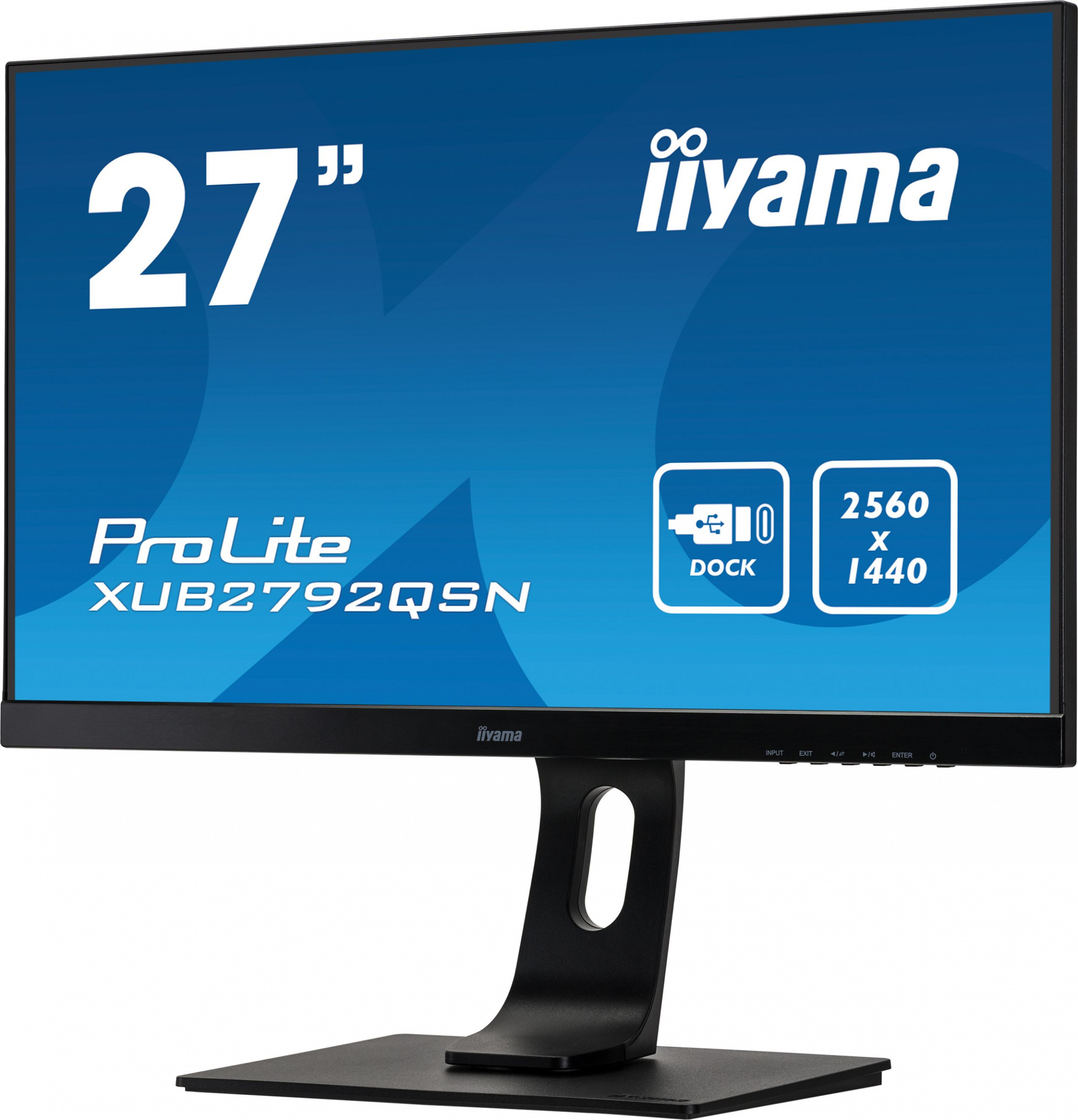 iiyama ProLite XUB2792QSN-B1 27" WQHD IPS 75Hz 4ms USB-C PIVOT - z gwarancją iiyama 3 lata - zero martwych pikseli 30 dni