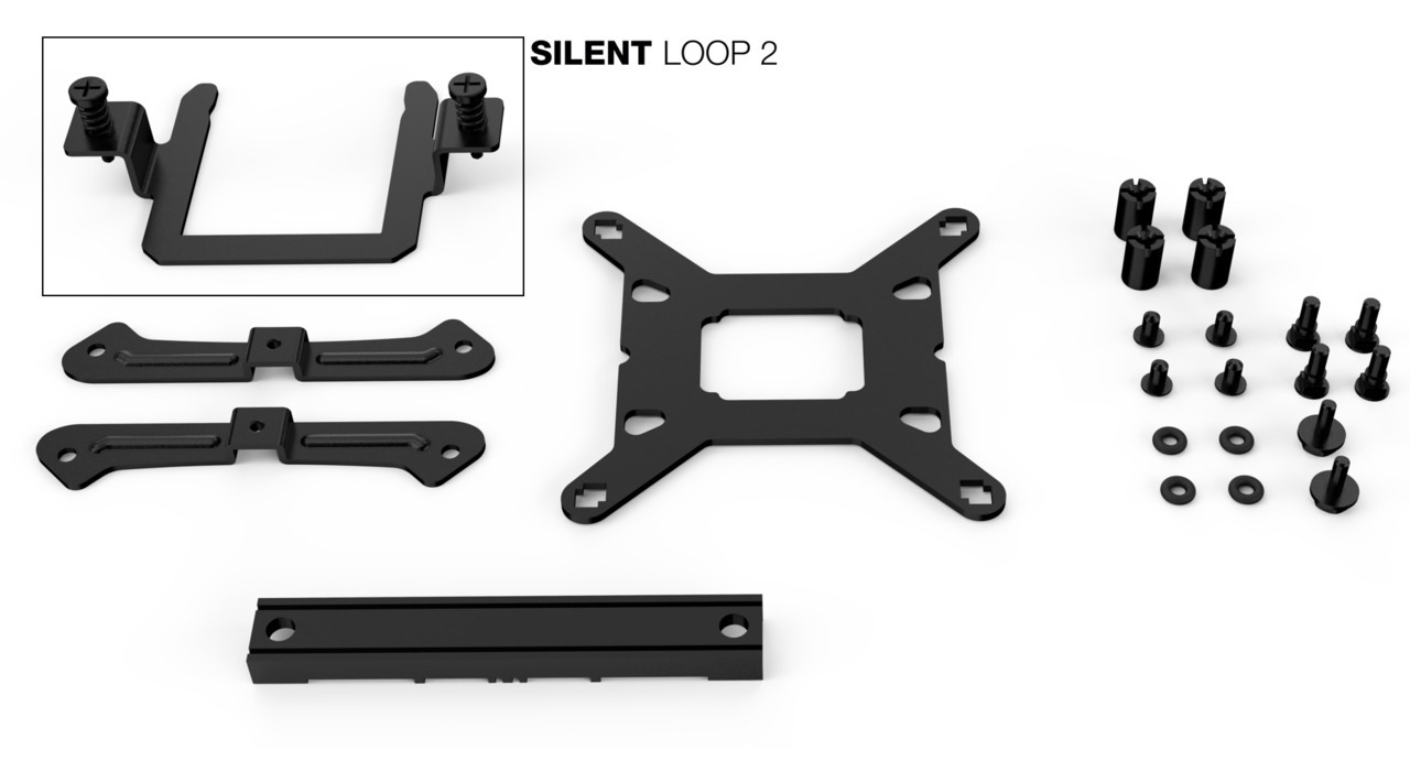 Zapinka LGA1700 dla be quiet! czarna