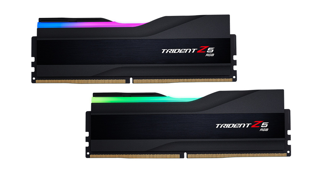 Zdjęcie produktu: Pamięć G.Skill Trident Z5 RGB DDR5 64GB (2x32GB) 5600MHz CL30-36 F5-5600J3036D32GX2-TZ5RK Zdjęcie produktu: Pamięć G.Skill Trident Z5 RGB DDR5 64GB (2x32GB) 5600MHz CL30-36 F5-5600J3036D32GX2-TZ5RK