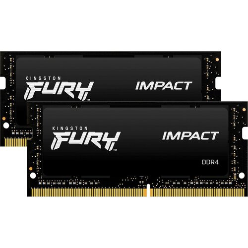 Pamięć Kingston FURY Impact SODIMM 32GB (2x16GB) DDR4 2666 CL15 KF426S15IB1K2/32