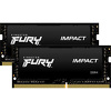 Miniatura zdjęcia: Pamięć Kingston FURY Impact SODIMM 32GB (2x16GB) DDR4 2666 CL15 KF426S15IB1K2/32