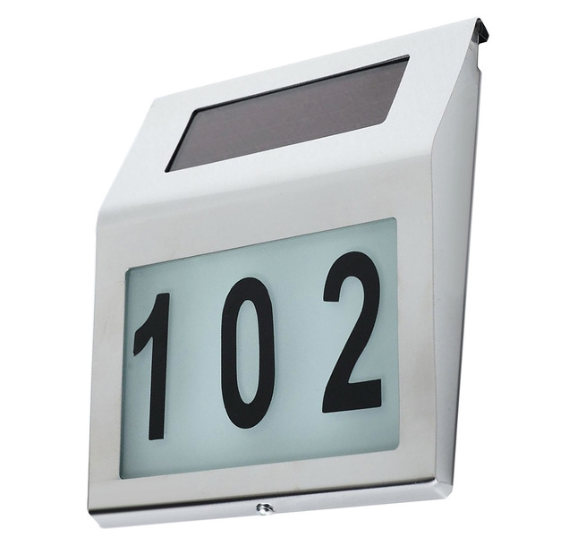 Zdjęcie produktu: Lampa solarna LED Maclean, z numerem domu, MCE172