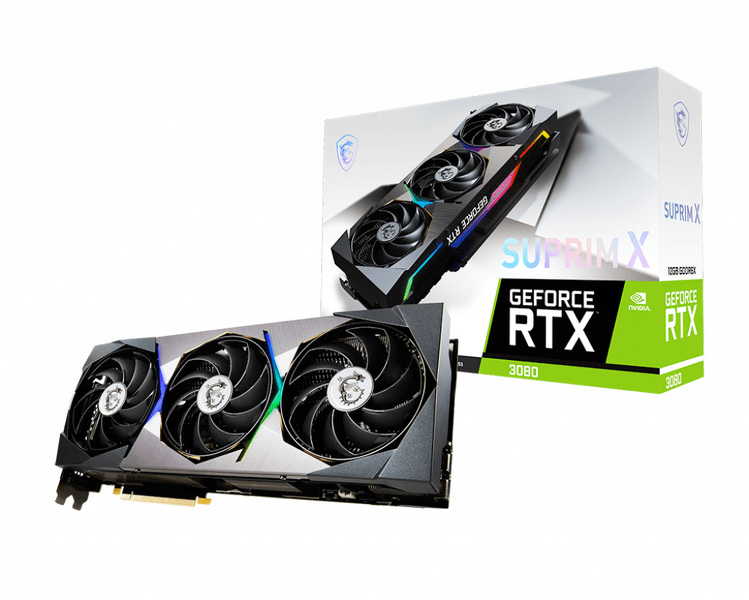 Zdjęcie produktu: MSI GeForce RTX 3080 SUPRIM X 12GB LHR GDDR6X