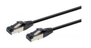 Miniatura zdjęcia: Patch Cable (Patchcord) - kabel sieciowy ethernet RJ45 S/FTP LSZH 7.5m kat.8 Czarny