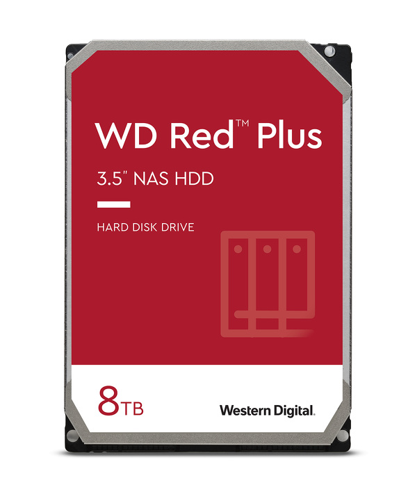 Zdjęcie produktu: Dysk WD Red Plus WD80EFZZ 8TB sATA III 128MB