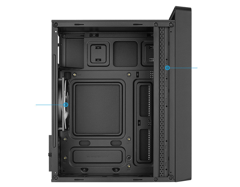 Zdjęcie produktu: Aerocool PGS CS-109-G-BK-v1 FRGB Mini ATX
