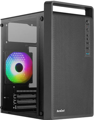 Miniatura produktu: Obudowa Aerocool PGS CS-109-G-BK-v1 FRGB Mini ATX czarna