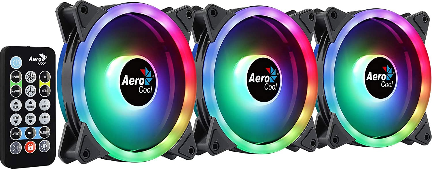 Aerocool PGS DUO 12 PRO ARGB 3x120mm z hubem
