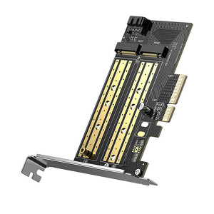 Miniatura produktu: Adapter UGREEN PCIe 3.0 x4 do M.2 M-Key + M.2 B-Key (70504)