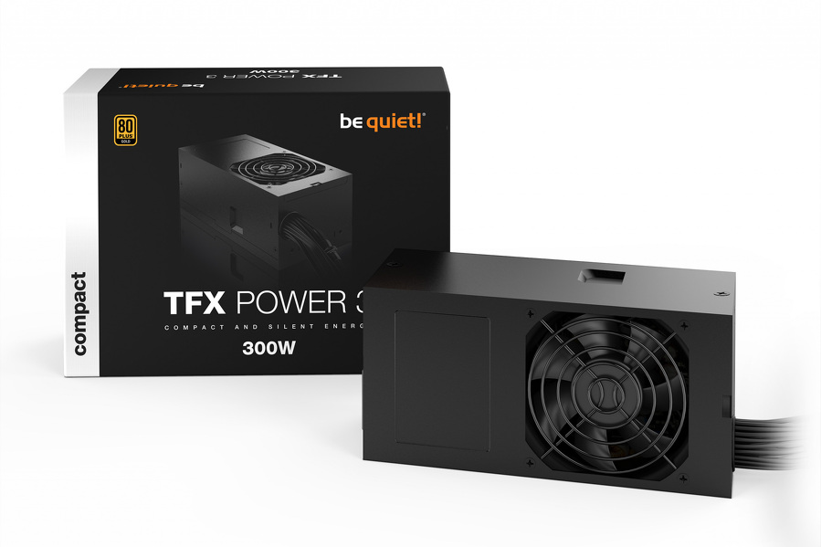 Zdjęcie produktu: Zasilacz be quiet! TFX Power 3 80Plus Gold 300W (BN323) Zdjęcie produktu: Zasilacz be quiet! TFX Power 3 80Plus Gold 300W (BN323)