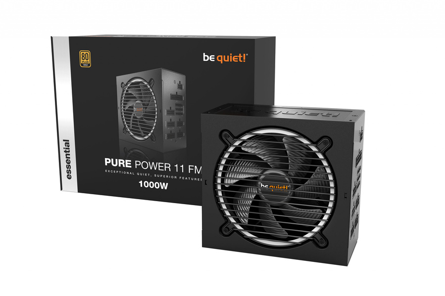 Zdjęcie produktu: Zasilacz be quiet! Pure Power 11 FM 80Plus Gold 1000W (BN325) Zdjęcie produktu: Zasilacz be quiet! Pure Power 11 FM 80Plus Gold 1000W (BN325)
