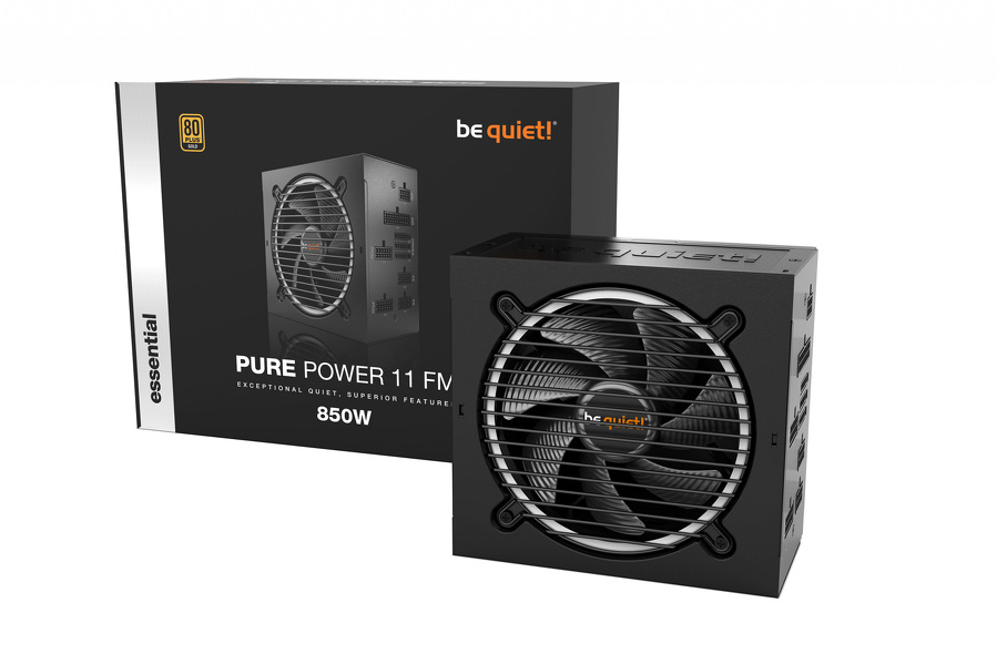 Zdjęcie produktu: Zasilacz be quiet! Pure Power 11 FM 80Plus Gold 850W (BN324)