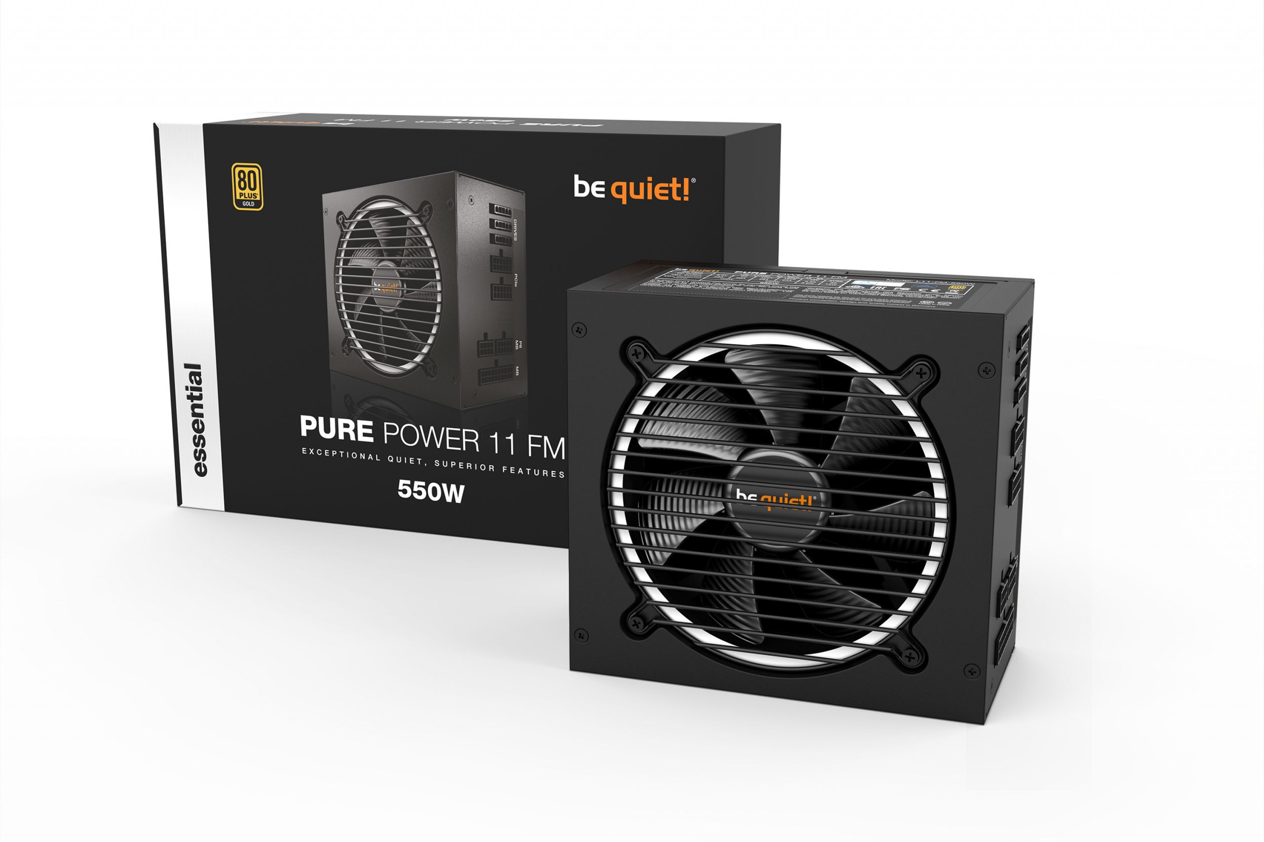 Zasilacz be quiet! Pure Power 11 FM 80Plus Gold 550W (BN317)