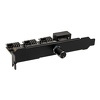 Lamptron CFM36 kontroler wentylatorów i oświetlenia RGB 12V 4-pin na slot PCI, czarny