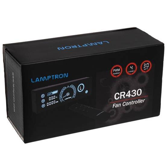 Lamptron CR430 kontroler wentylatorów i oświetlenia LED, czarny/zielony Lamptron CR430 kontroler wentylatorów i oświetlenia LED, czarny/zielony