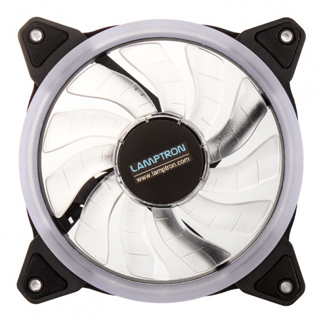 Wentylator Lamptron Nasa RGB LED-Ring 120mm