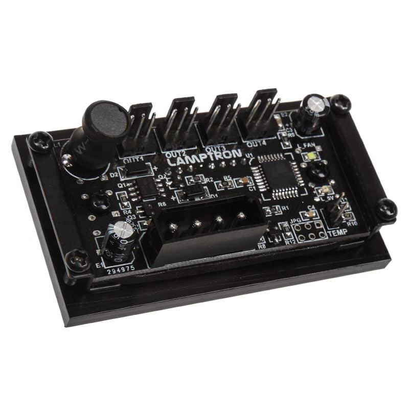 Lamptron CCM30 programowalny kontroler wentylatorów, czarny Lamptron CCM30 programowalny kontroler wentylatorów, czarny