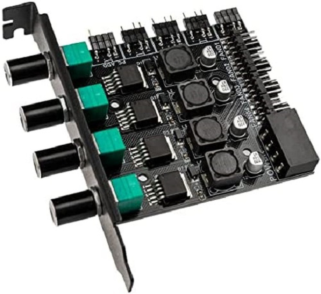 Zdjęcie produktu: Lamptron CP436 PCI kontroler wentylatorów ARGB, czarny Zdjęcie produktu: Lamptron CP436 PCI kontroler wentylatorów ARGB, czarny