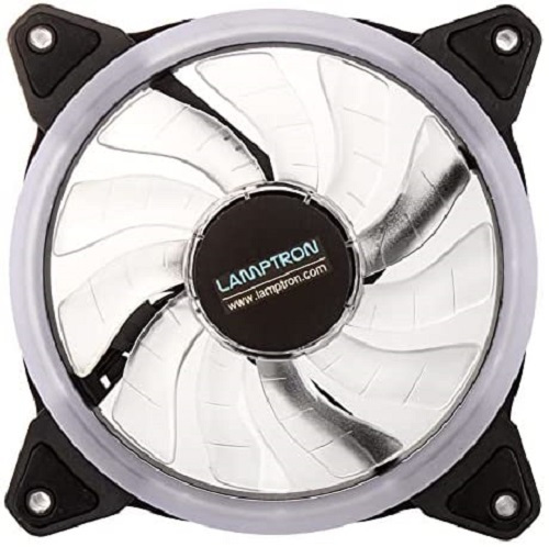 Wentylatory Lamptron Nasa RGB-LED-Ring 120mm z kontrolerem (zestaw 3szt)