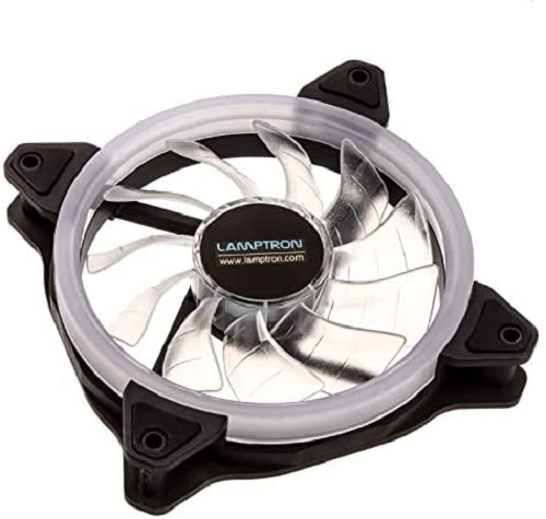 Wentylatory Lamptron Nasa RGB-LED-Ring 120mm z kontrolerem (zestaw 3szt)