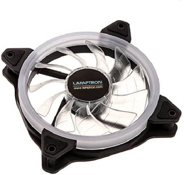 Zdjęcie produktu: Wentylatory Lamptron Nasa RGB-LED-Ring 120mm z kontrolerem (zestaw 3szt)