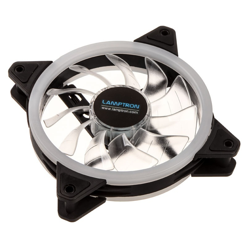 Wentylator Lamptron Nova RGB-LED-Dual-Ring 120mm