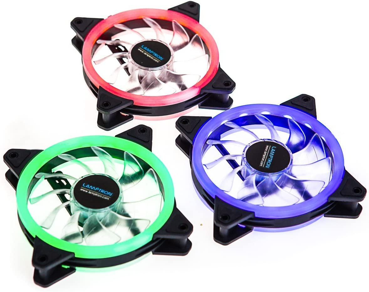 Wentylatory Lamptron Nova Music RGB LED 120mm z kontrolerem (zestaw 3 szt)