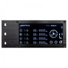 Sterownik Lamptron RW460 do chłodzenia cieczą, wentylatorów PWM, oświetlenia RGB i ARGB z wyświetlaczem, czarny
