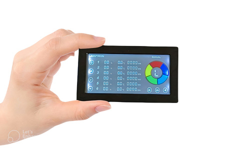 Miniatura produktu: Lamptron RF625 kontroler oświetlenia ARGB i wentylatorów, czarny