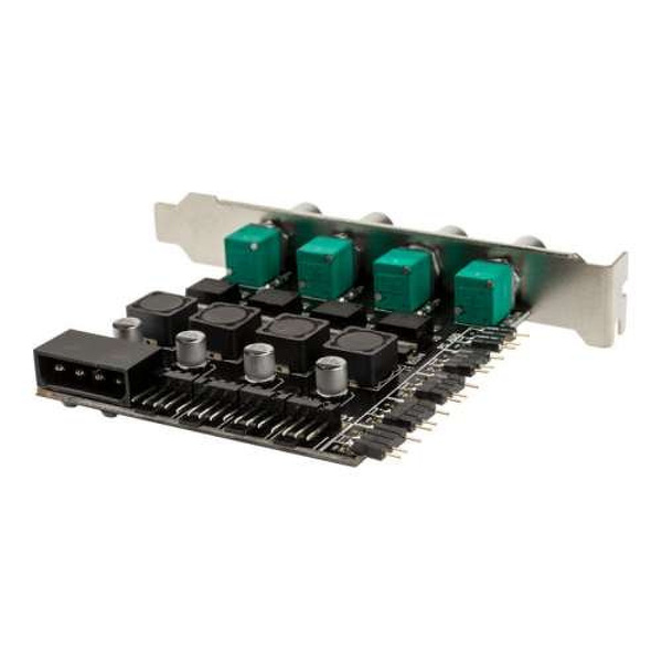 Zdjęcie produktu: Kontroler wentylatorów Lamptron CP436 4 kanały, do slotu PCI, srebrny Zdjęcie produktu: Kontroler wentylatorów Lamptron CP436 4 kanały, do slotu PCI, srebrny