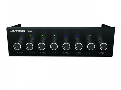 Miniatura produktu: Kontroler wentylatorów Lamptron FC8 Fan do zatoki 5.25", czarny