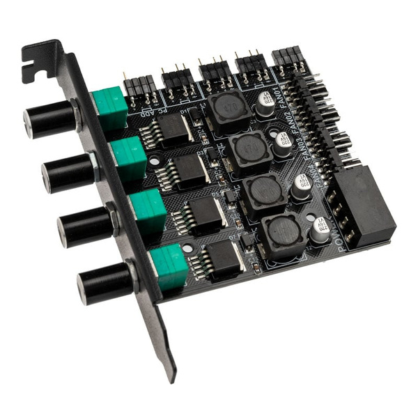 Zdjęcie produktu: Kontroler wentylatorów Lamptron CP436 4 kanały, do slotu PCI, czarny