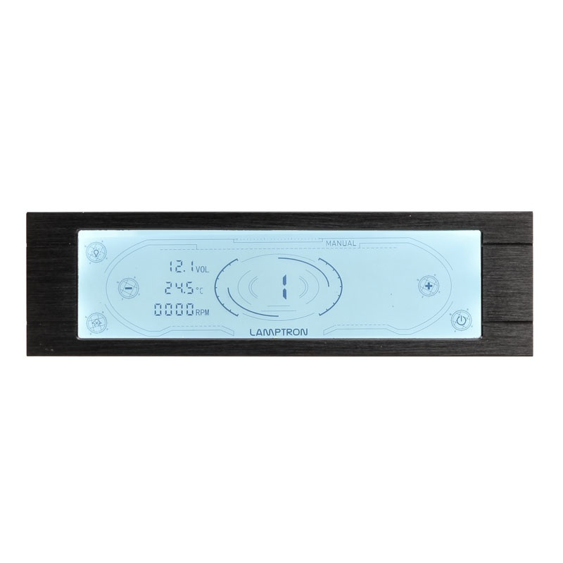 kontroler wentylatorów Lamptron CM512 Touch Fan Controller 5.25", czarny