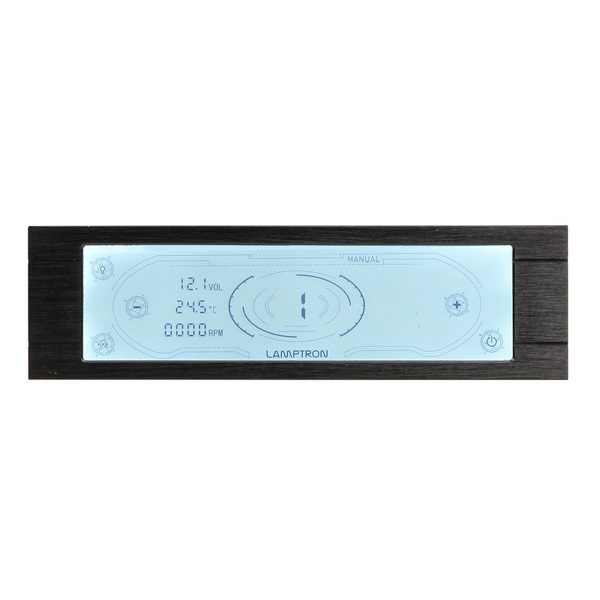Zdjęcie produktu: kontroler wentylatorów Lamptron CM512 Touch Fan Controller 5.25", czarny