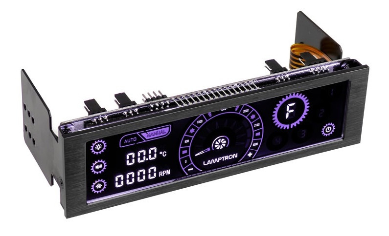 Lamptron CM430 PWM kontroler wentylatorów Limited Edtion UV