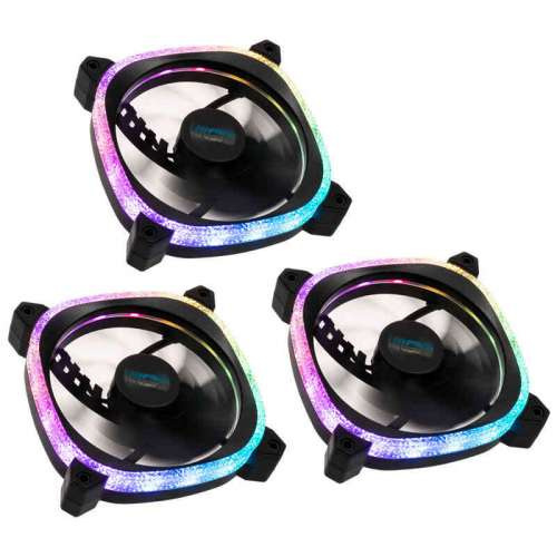 Wentylatory Lamptron Diamond+ ARGB 120mm (zestaw 3 szt) Wentylatory Lamptron Diamond+ ARGB 120mm (zestaw 3 szt)