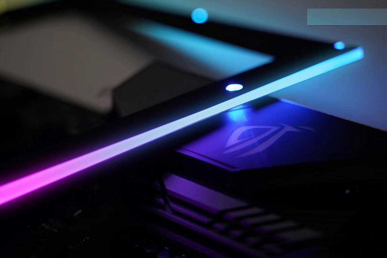 Ramka Lamptron ATX Mainboard ARGB, pod płytę główną, czarna