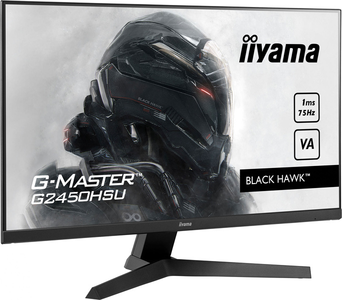Zdjęcie produktu: iiyama G-Master G2450HSU-B1 Black Hawk 24" FHD VA 75Hz 1ms FreeSync - z gwarancją iiyama 3 lata - zero martwych pikseli 30 dni