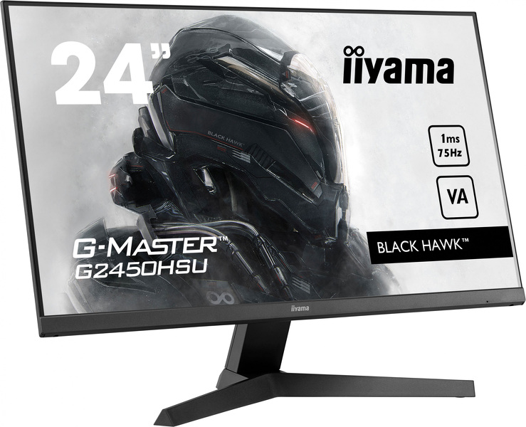 Zdjęcie produktu: iiyama G-Master G2450HSU-B1 Black Hawk 24" FHD VA 75Hz 1ms FreeSync - z gwarancją iiyama 3 lata - zero martwych pikseli 30 dni