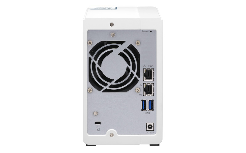 Serwer plików QNAP TS-231P3-2G rozbudowany do 4G 2-Bay,SATA 6Gbps, Annapurna Alpine 314 4-core 1.7GHz, 4GB DDR3, 1x2,5GbE LAN, 1xGbE LAN, USB 3.2x3