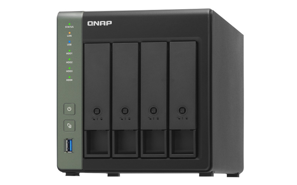 Zdjęcie produktu: Serwer plików QNAP TS-431KX-2G rozbudowany do 4G 4-Bay TurboNAS, SATA 6G, Alpine AL-214, 4-core, 1.7GHz, 4 GB DDR3 RAM, 2xUSB 3.2 Gen 1, 2xGbE, 1x10GbE SFP+ Zdjęcie produktu: Serwer plików QNAP TS-431KX-2G rozbudowany do 4G 4-Bay TurboNAS, SATA 6G, Alpine AL-214, 4-core, 1.7GHz, 4 GB DDR3 RAM, 2xUSB 3.2 Gen 1, 2xGbE, 1x10GbE SFP+